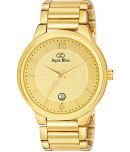 AQUA BLISS - Gold Stainless Steel Analog Men's Watch