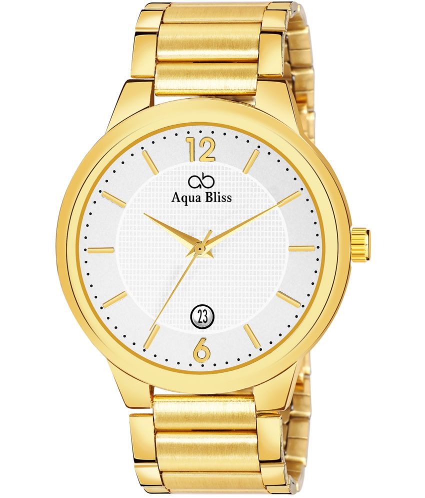     			AQUA BLISS - Gold Stainless Steel Analog Men's Watch