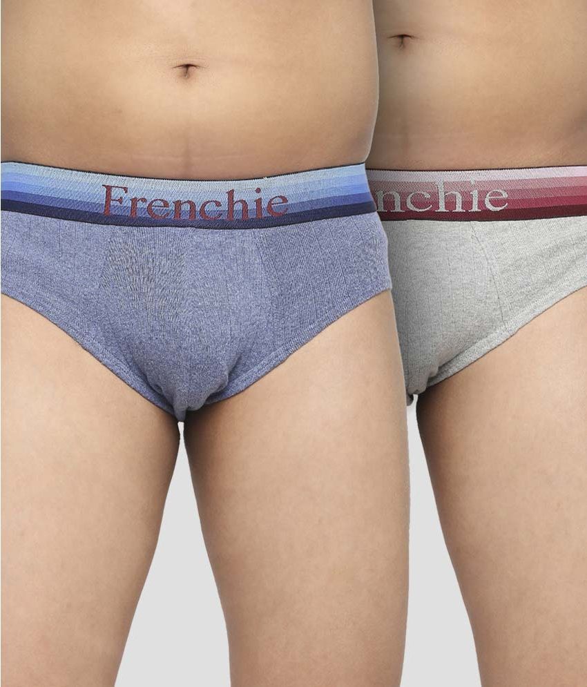     			Pack of 2 Frenchie Cotton Boys Briefs ( Multicolor )