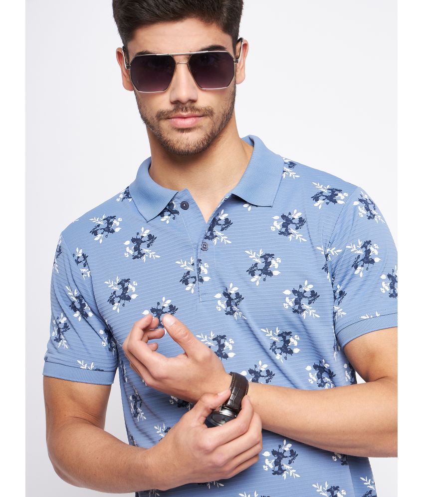     			MXN - Blue Cotton Regular Fit Men's Polo T Shirt ( Pack of 1 )