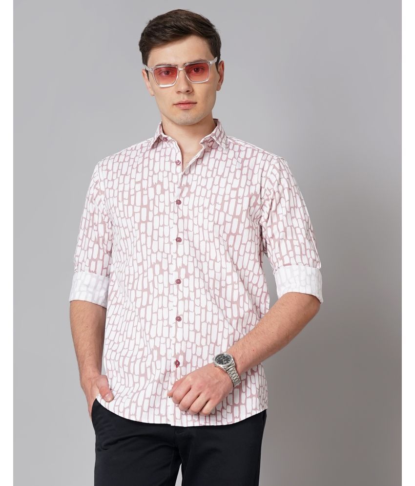     			Paul Street - Pink 100% Cotton Slim Fit Men's Casual Shirt ( Pack of 1 )