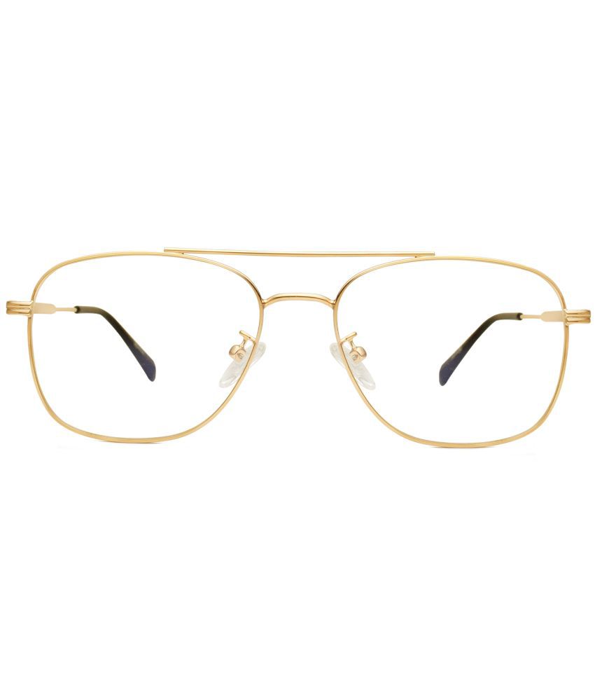     			Peter Jones - Gold Full Rim Square Computer Glasses ( Pack of 1 )