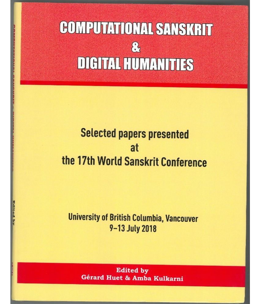     			Computational Sanskrit and Digital Humanities,Year 1999 [Hardcover]