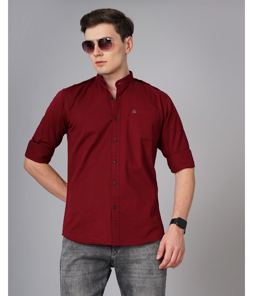     			K-LARA - Red 100% Cotton Slim Fit Men's Casual Shirt ( Pack of 1 )