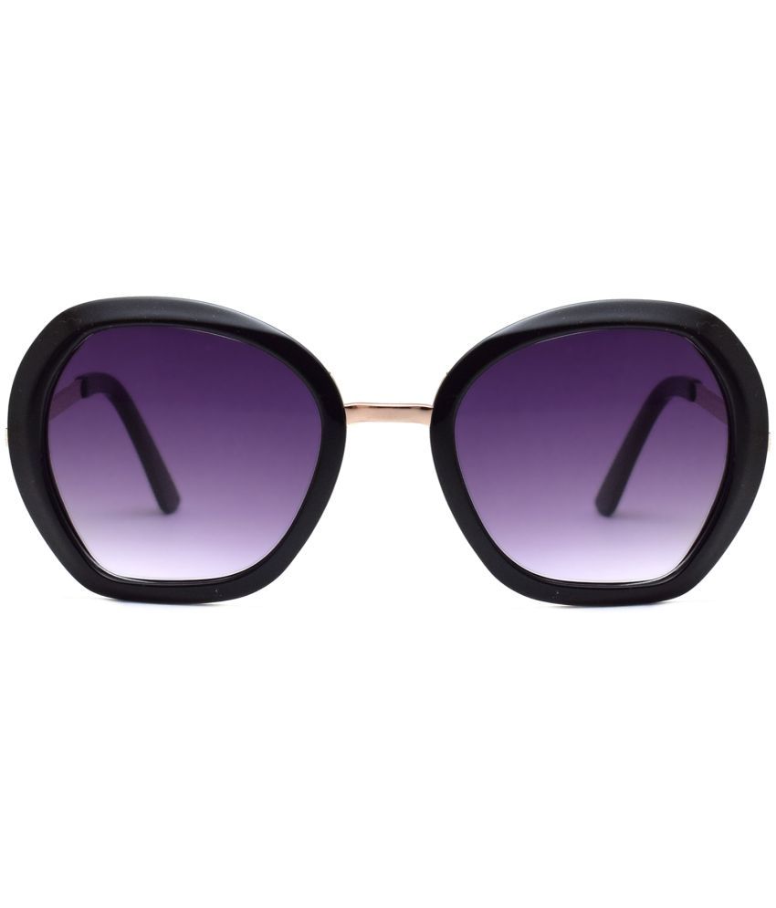     			Peter Jones - Black Oversized Sunglasses ( Pack of 1 )