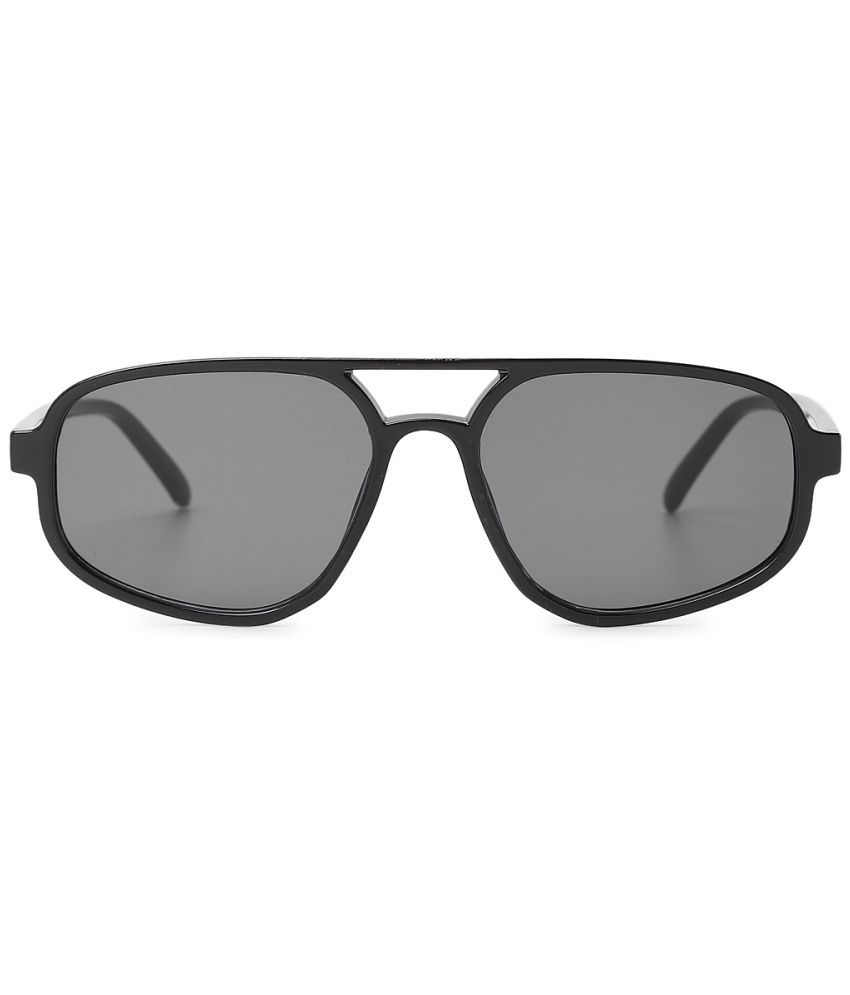     			Style Smith - Black Geometric Sunglasses ( Pack of 1 )