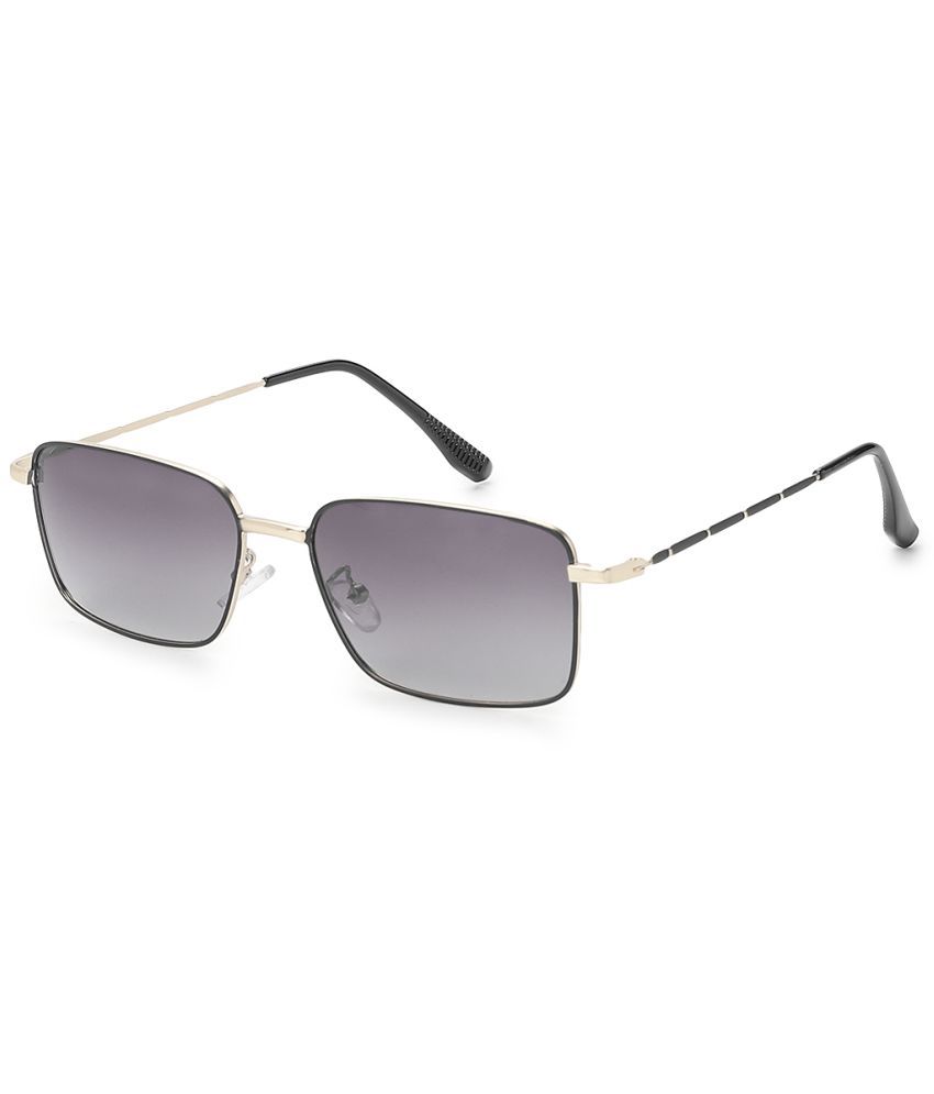     			Style Smith - Silver Rectangular Sunglasses ( Pack of 1 )