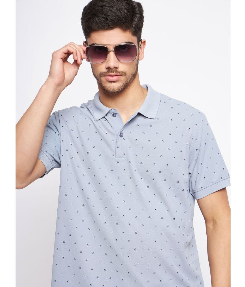     			MXN - Grey Cotton Regular Fit Men's Polo T Shirt ( Pack of 1 )