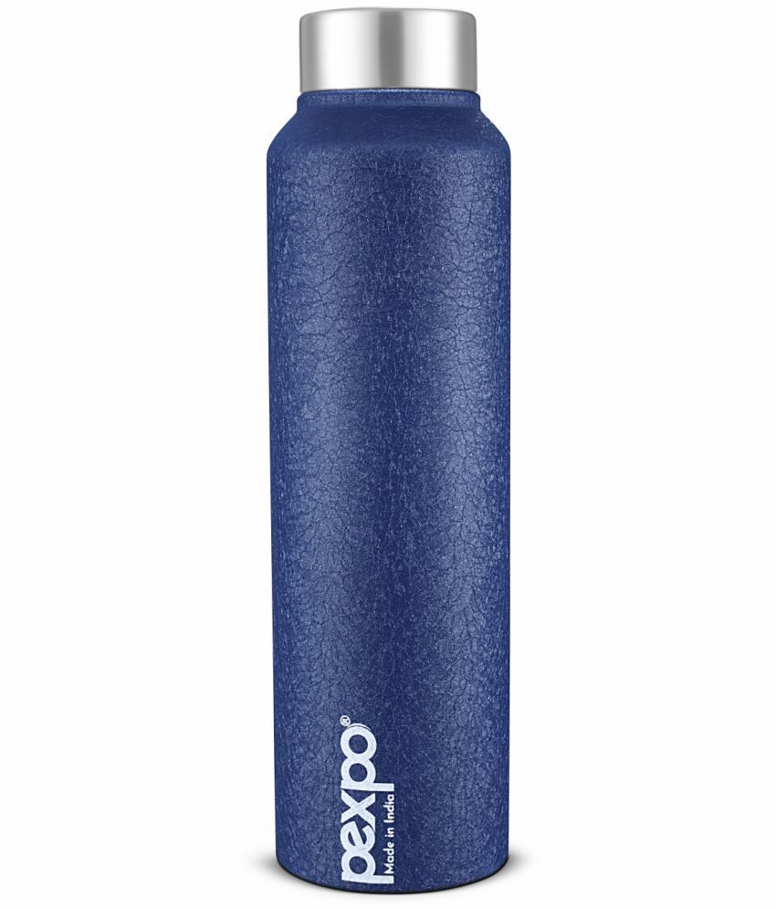     			PEXPO 750 ml Stainless Steel Fridge Water Bottle (Set of 1, Blue, Chromo)