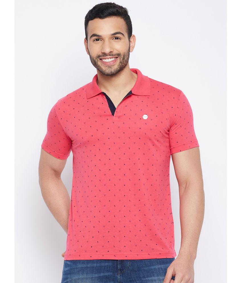     			Duke - Pink Cotton Blend Slim Fit Men's Polo T Shirt ( Pack of 1 )