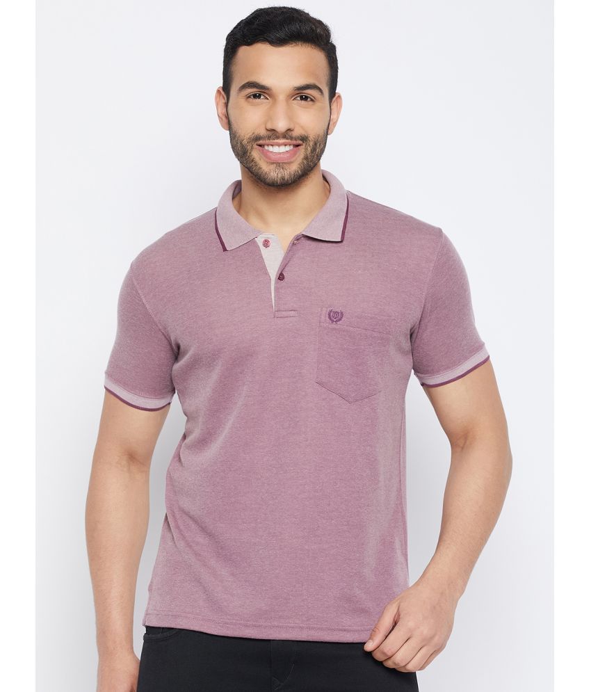     			Duke - Purple Cotton Blend Regular Fit Men's Polo T Shirt ( Pack of 1 )