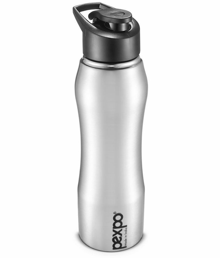     			PEXPO 750 ml Stainless Steel Sports Water Bottle (Set of 1, Silver, Bistro)
