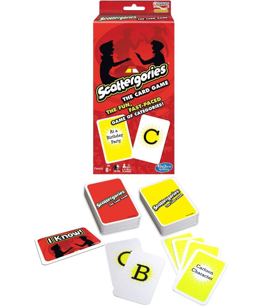     			Tickles Scattergories The Card Game Your Favorite Categories Game Meets Slap Jack for at Home, On a Road Trip, or Vacation 2 or More Players Ages 8 and Up