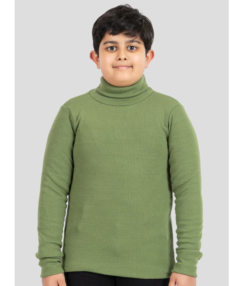     			YHA - Green Woollen Boy's T-Shirt ( Pack of 1 )