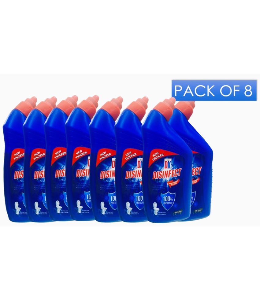     			DK DISINFECT Toilet Cleaner Ready to Use Liquid ORIGINAL 500 Pack of 8