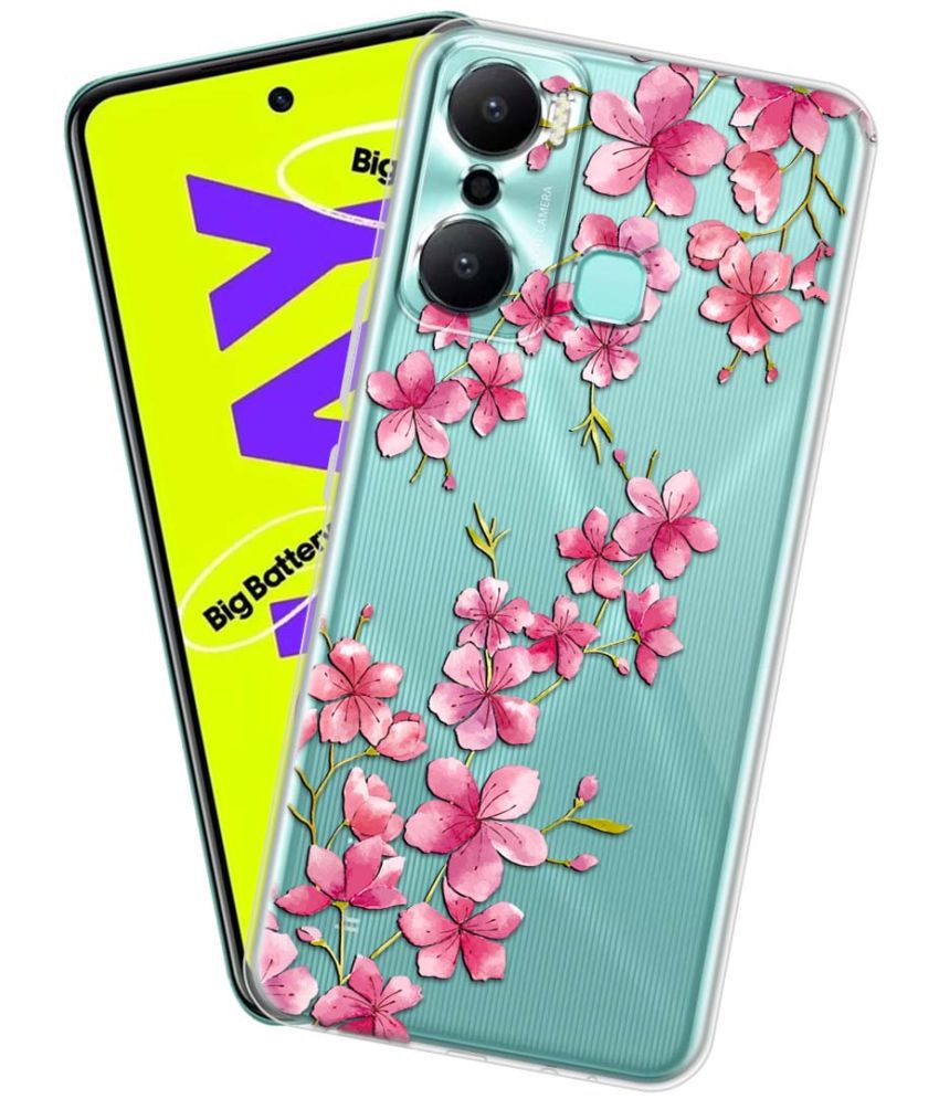     			NBOX - Multicolor Silicon Printed Back Cover Compatible For Infinix Hot 20 Play ( Pack of 1 )
