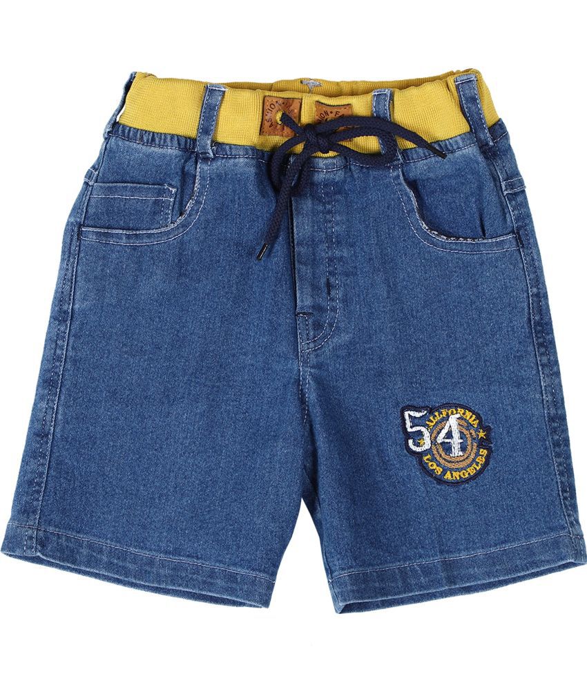     			Cremlin Clothing - Blue Denim Boys Shorts ( Pack of 1 )