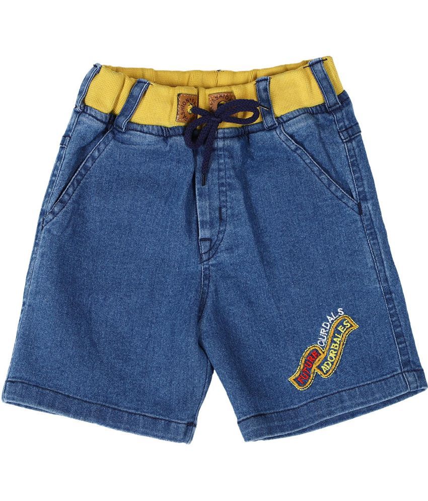     			Cremlin Clothing - Blue Denim Boys Shorts ( Pack of 1 )