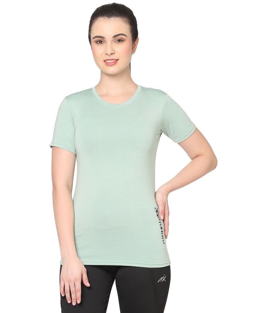     			naqsum Turquoise Nylon Tees - Single