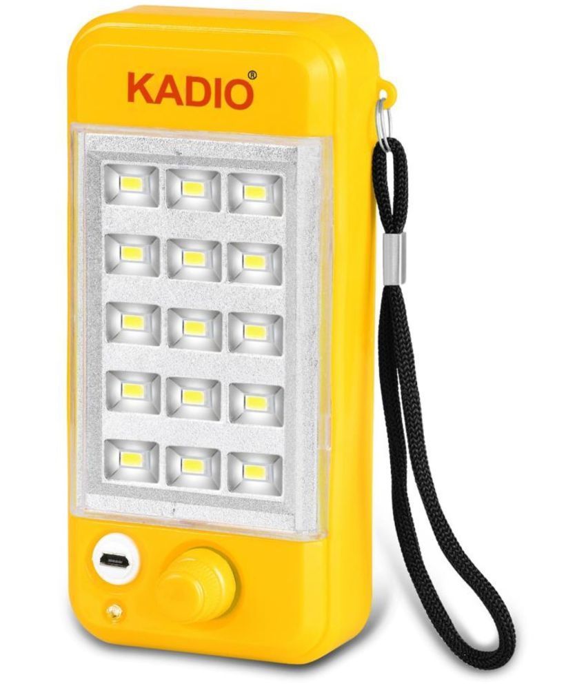     			Kadio - 10W Multicolor Emergency Light ( Pack of 1 )