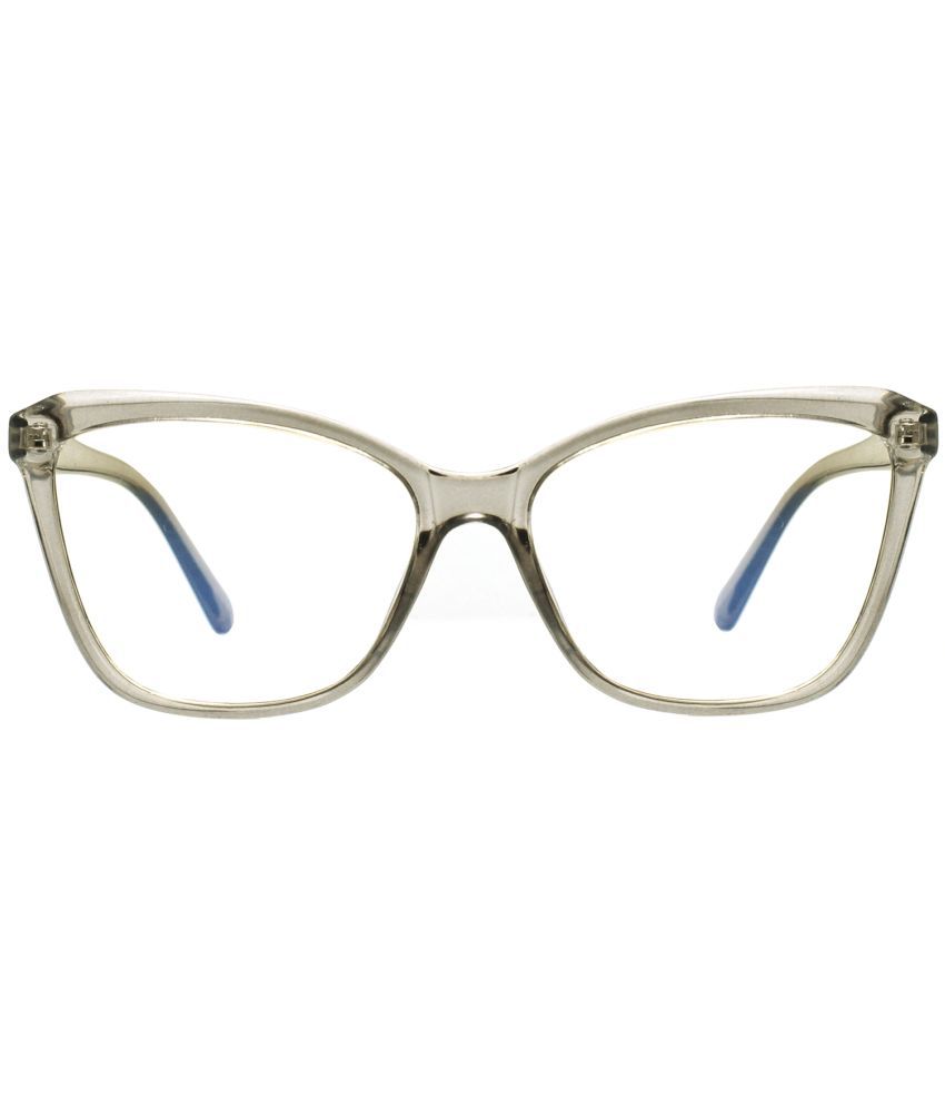     			Peter Jones - Grey Full Rim Cat Eye Computer Glasses ( Pack of 1 )