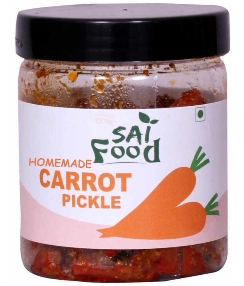     			SAi Food HOMEMADE Carrot Pickle Handcrafted with Zero Preservatives, No Artificial Colors & Flavors Pickle 250 g