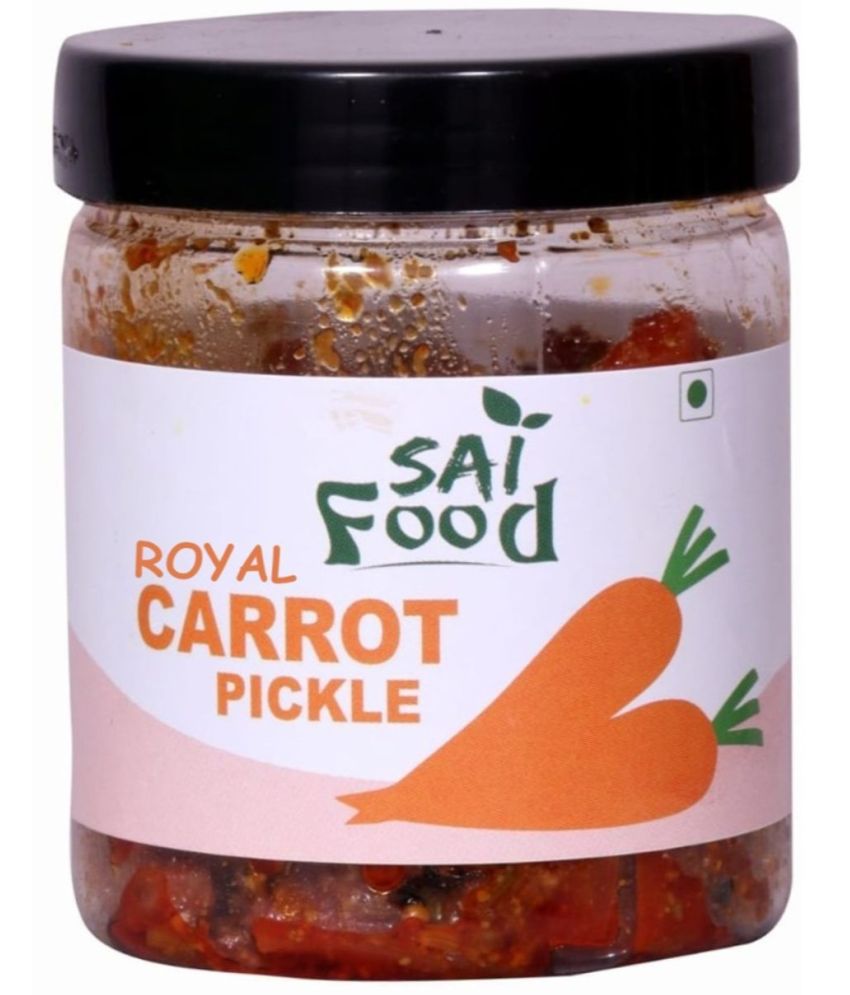     			SAi Food ROYAL Carrot Pickle Handcrafted with Zero Preservatives, No Artificial Colors & Flavors Pickle 250 g