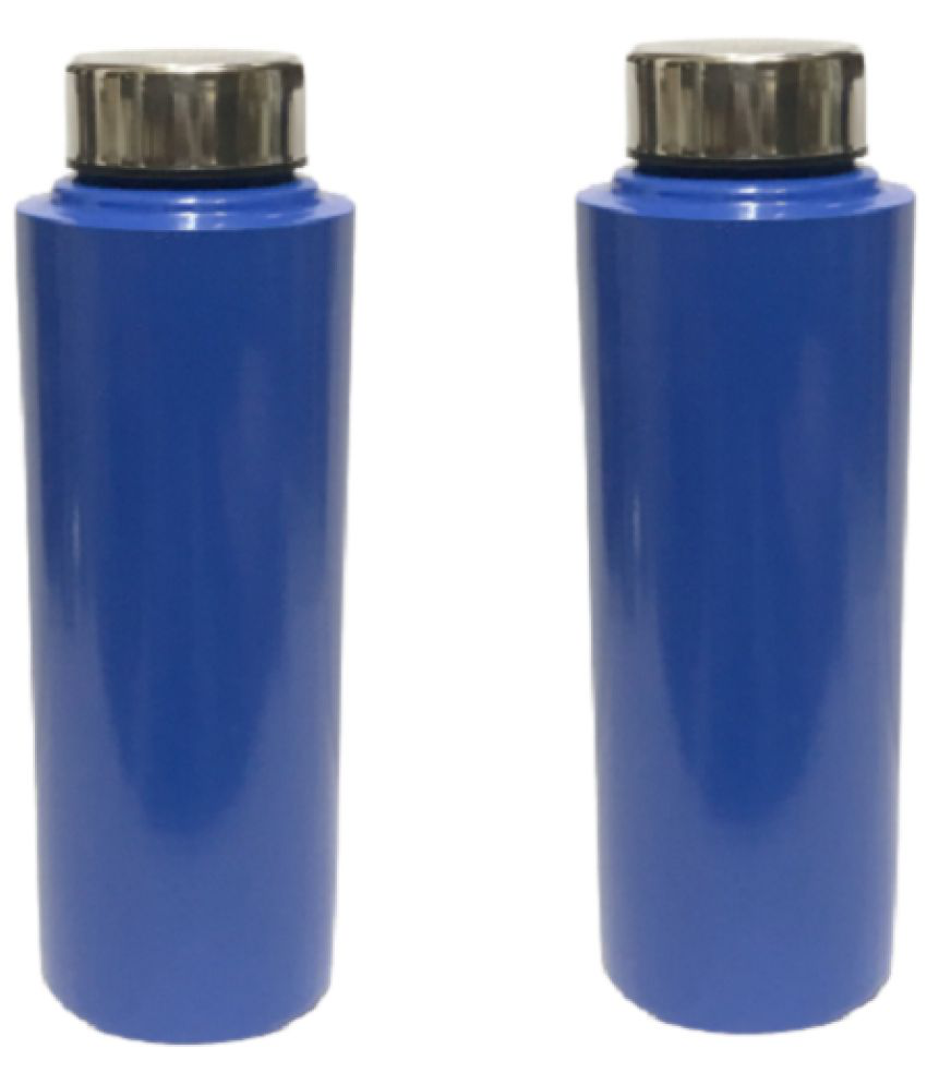     			Dynore - 2 Blue Fridge Bottle 500 ml Navy Blue Water Bottle 500 mL ( Set of 2 )