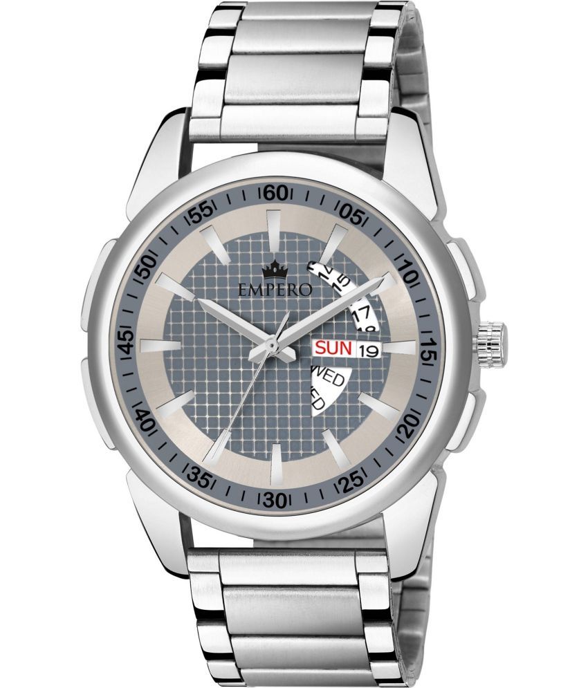     			EMPERO - Silver Stainless Steel Analog Men's Watch