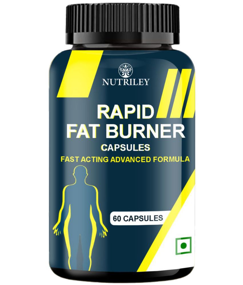 Nutriley Rapid Fat Burner Capsules, Fat Cutter, Fat Loss 60 gm Fat ...