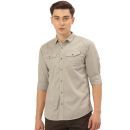 IVOC - Beige 100% Cotton Regular Fit Men's Casual Shirt ( Pack of 1 )