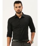 IVOC - Black 100% Cotton Regular Fit Men's Casual Shirt ( Pack of 1 )