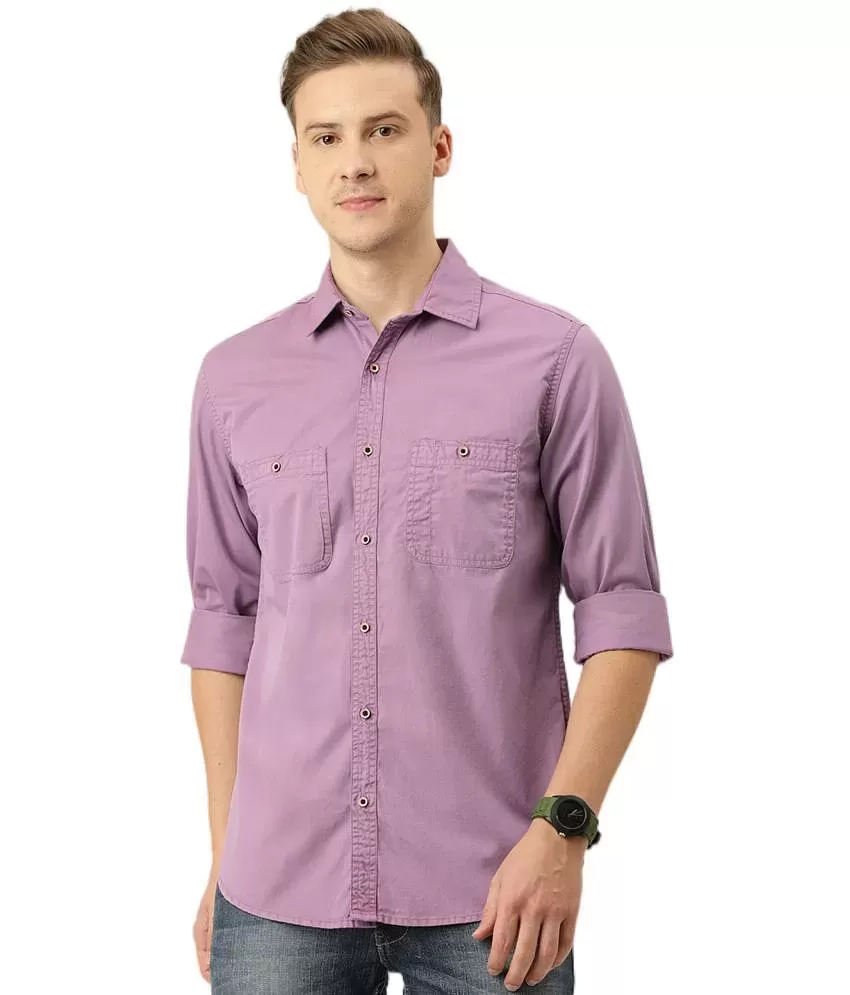 47% OFF on Byye Blue Cotton Full Sleeves Casual Shirt With Checks For Men  on Snapdeal | PaisaWapas.com