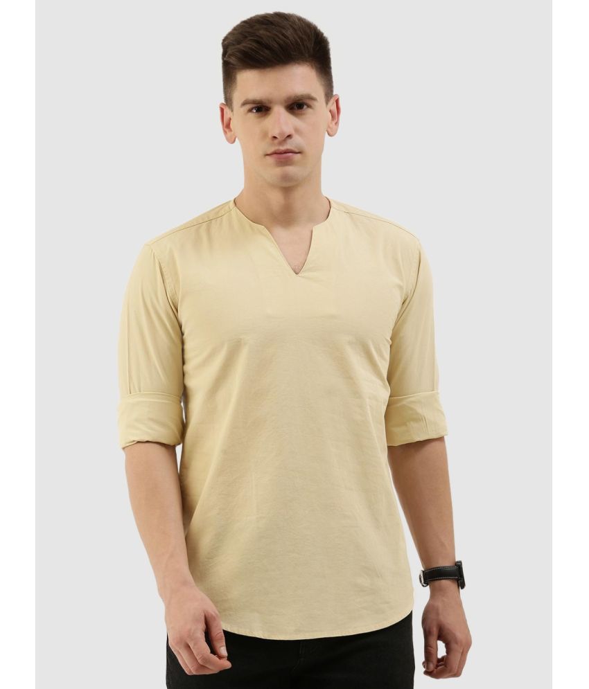     			Bene Kleed - Yellow 100% Cotton Regular Fit Men's Casual Shirt ( Pack of 1 )