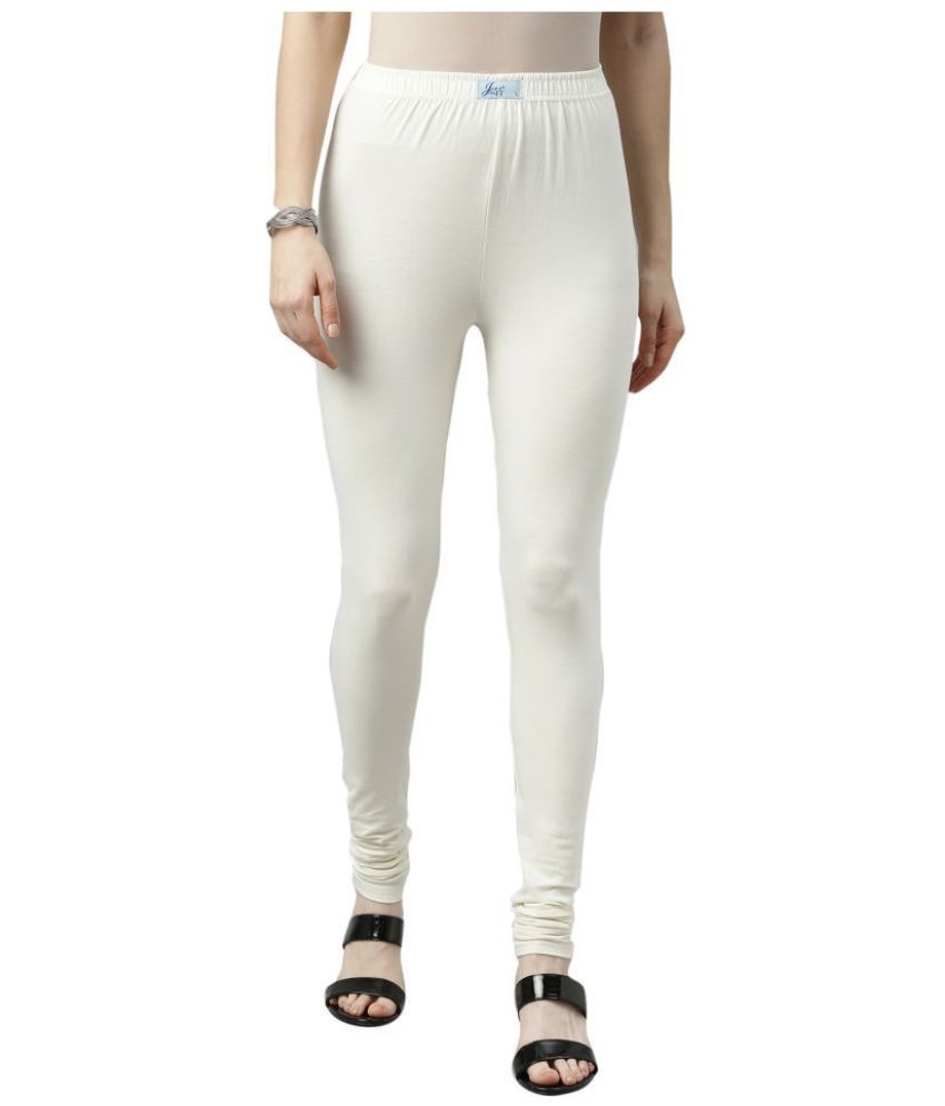     			Jcss - White Lycra Women's Leggings ( Pack of 1 )