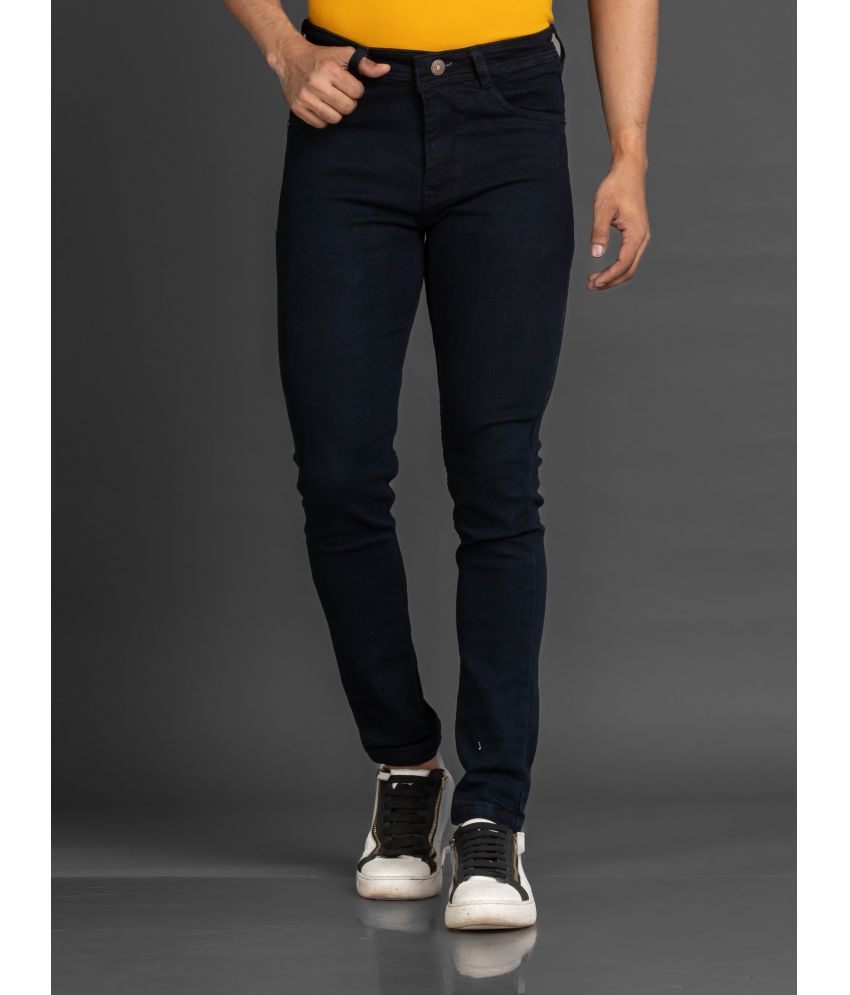     			L,Zard - Black Denim Regular Fit Men's Jeans ( Pack of 1 )