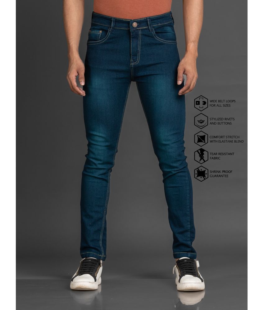     			L,Zard - Grey Denim Regular Fit Men's Jeans ( Pack of 1 )