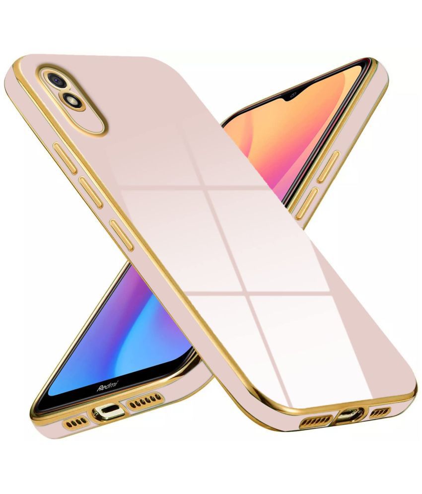     			NBOX - Pink Silicon Plain Cases Compatible For Xiaomi Redmi 9i ( Pack of 1 )