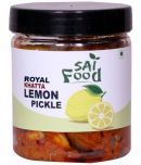 SAi Food ROYAL Masalo Se Bana Sweet n Sour Premium Sweet Lemon Pickle Nimbu Ka Achar Pickle 250 g