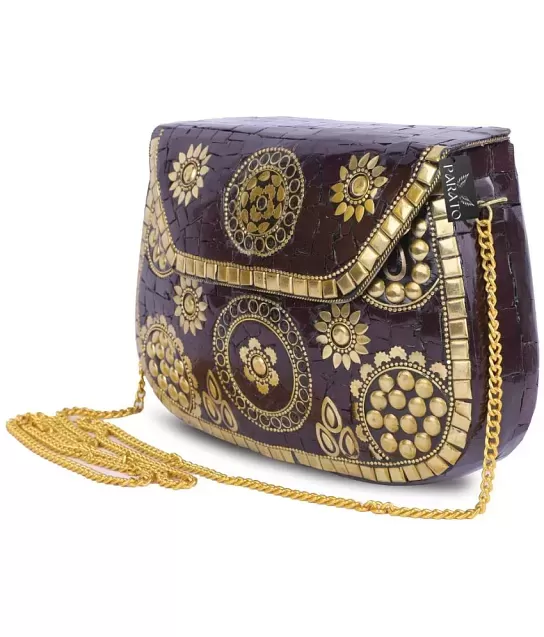 Buy Fostelo - Blue Faux Leather Purse at Best Prices in India - Snapdeal