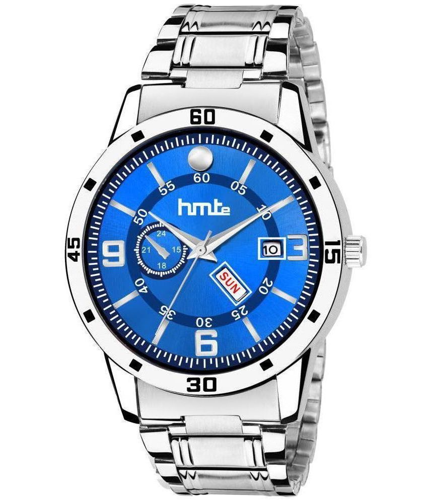     			HMTe - Silver Metal Analog Men's Watch