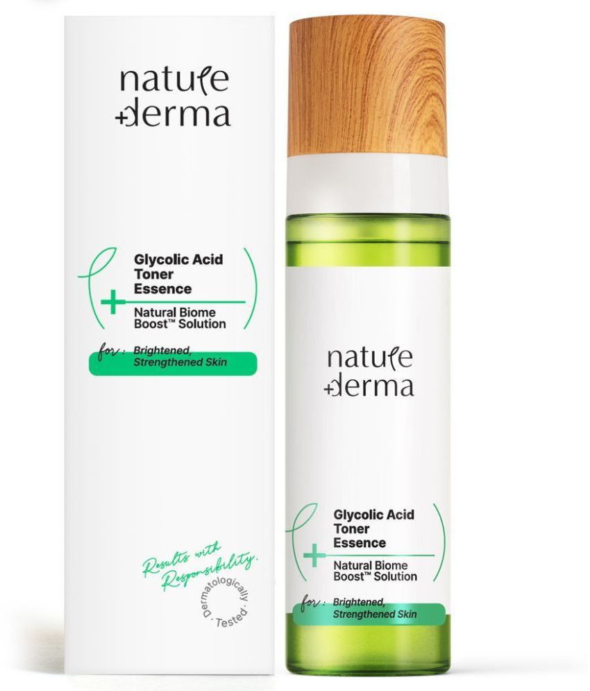     			Nature Derma Glycolic Acid Toner Essence with Natural Biome-Boost Solution For Brightened skin