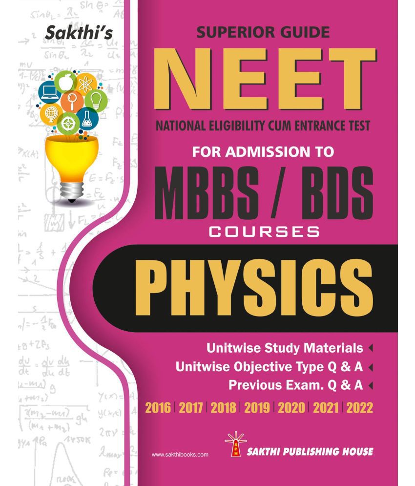     			Neet MBBS/BDS Physics Superior Guide: Study Materials, Multiple Choice Questions, and Previous Exam Q & A | Neet Study Materials & Practice Tests