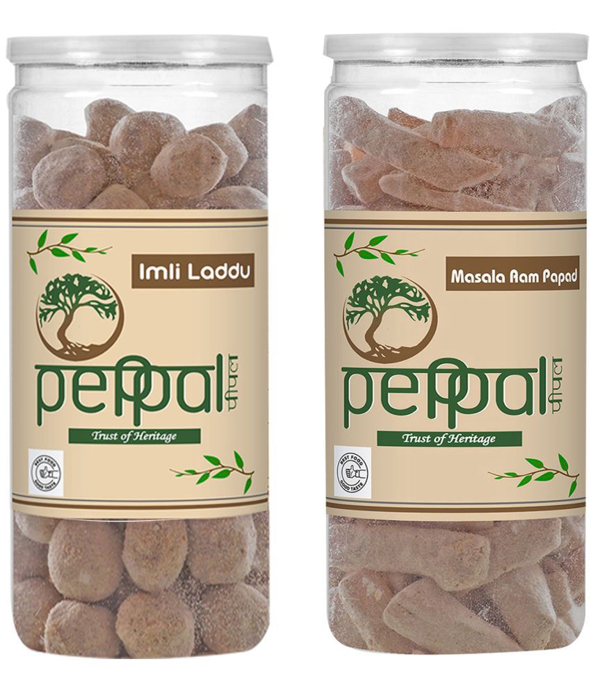    			Peppal Imli Laddu 200g  & Masala Aam Papad 150g Candy Drops 350 gm