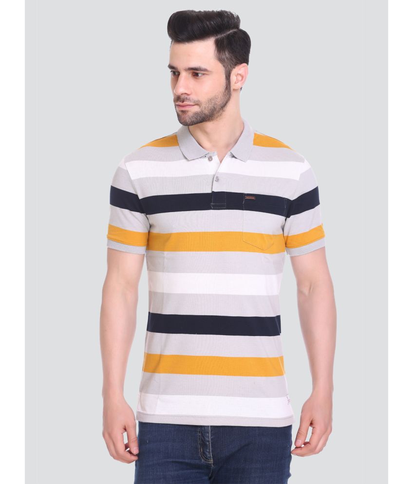     			TK TUCK INN - Multicolor Cotton Blend Regular Fit Men's Polo T Shirt ( Pack of 1 )