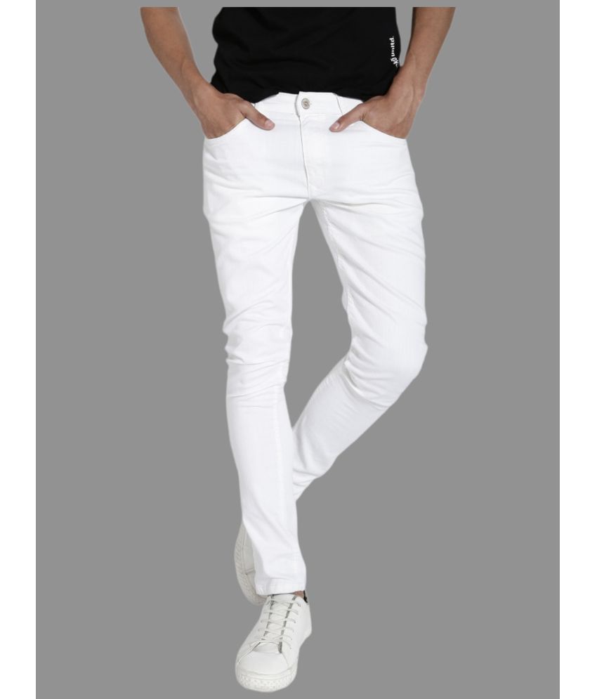     			x20 - White Denim Skinny Fit Men's Jeans ( Pack of 1 )