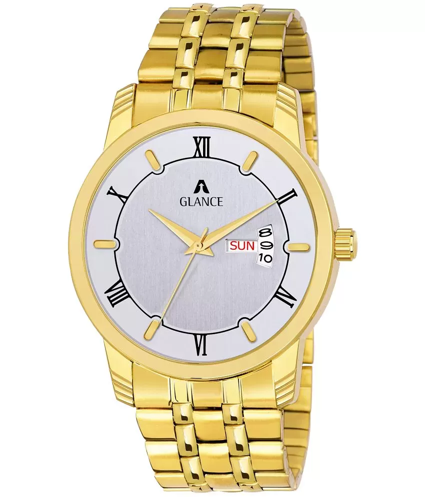 Hala - Gold Stainless Steel Analog Men's Watch - Buy Hala - Gold Stainless  Steel Analog Men's Watch Online at Best Prices in India on Snapdeal