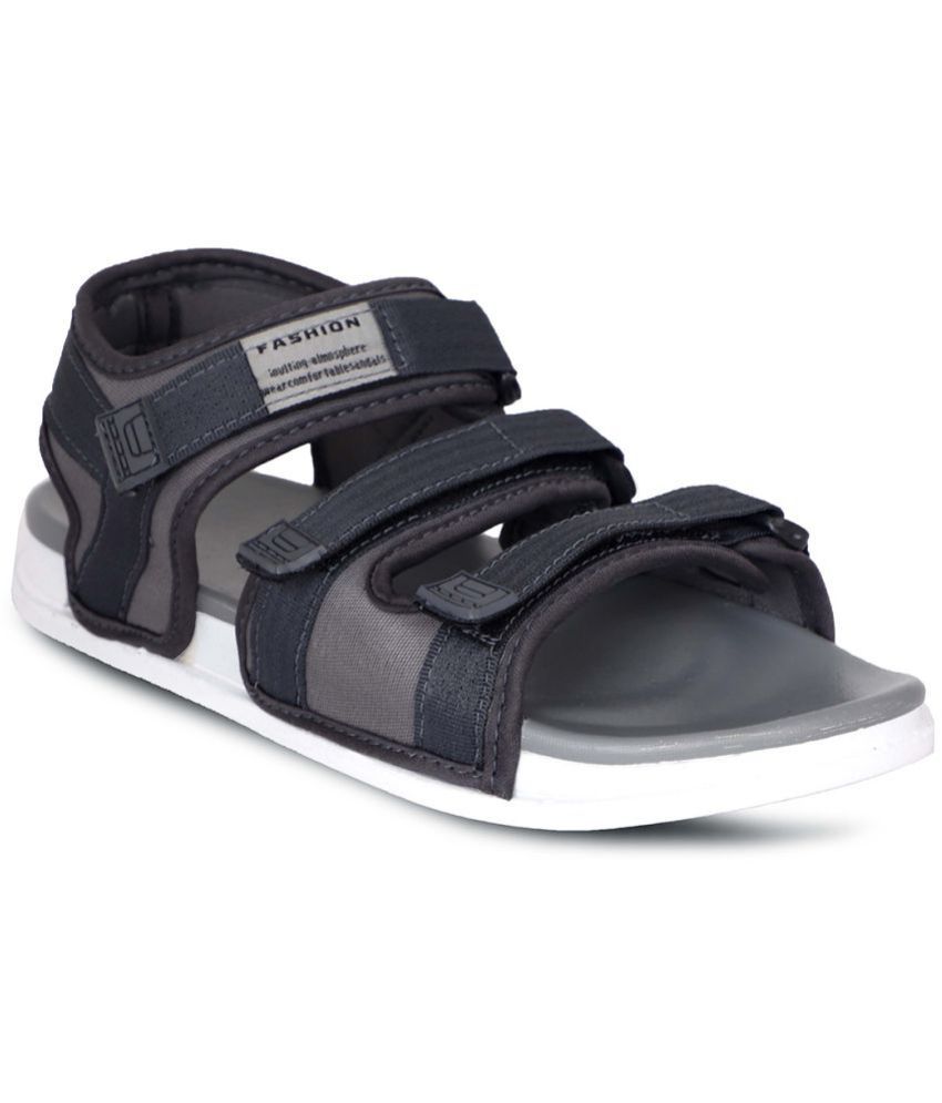     			Aadi - Grey Men's Floater Sandals