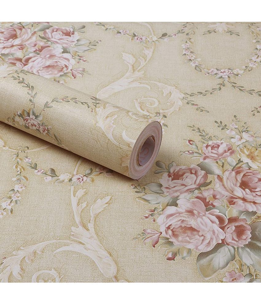     			HOMETALES - Floral Wallpaper ( 40 x 250 ) cm ( Pack of 1 )