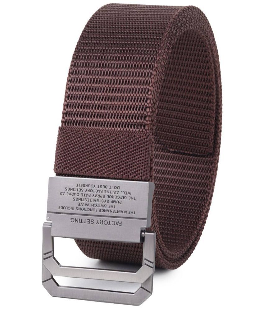     			Zacharias - Brown Canvas Men's Casual Belt ( Pack of 1 )